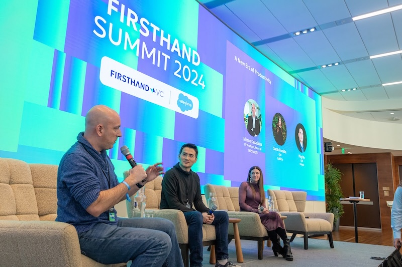 Firsthand Summit 2024 - Panel discussion with speakers on stage
